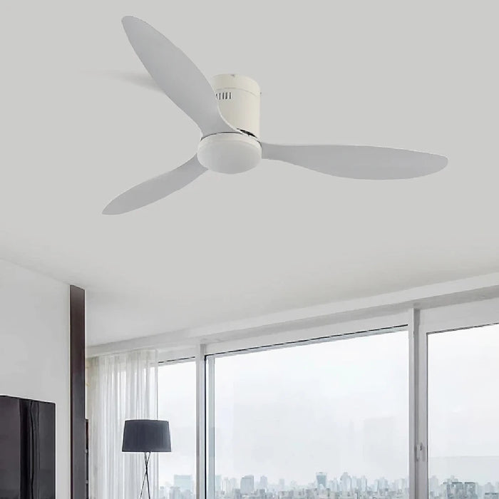 Barete | 48" Solid Wood Led Ceiling Fan with Remote Control