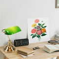 Vintage|Elegant|Reading|Table|Lamp|Bedroom|Cabinet|Green