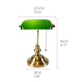 Vintage|Elegant|Reading|Table|Lamp|Bedroom|Cabinet|Green