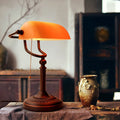 Vintage|Elegant|Reading|Table|Lamp|Bedroom|Cabinet|Orange