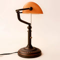 Vintage|Elegant|Reading|Table|Lamp|Bedroom|Cabinet|Orange