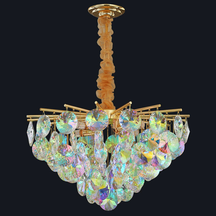 Bonifacio | Colorful Iridescent Crystal Chandelier from Mirodemi for Home Interior 