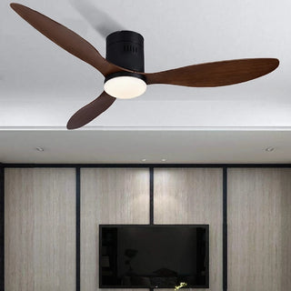 Barete | 48" Solid Wood Led Ceiling Fan with Remote Control