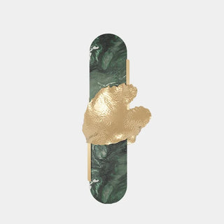 Marbel|Copper|Wall|Sconce|Green|Gold|Living|Bedroom|Hall|LED