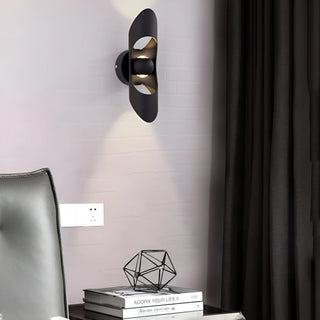 Creative|Black|Futuristic|Living|Bedroom|Outside|Wall|light|Lamp