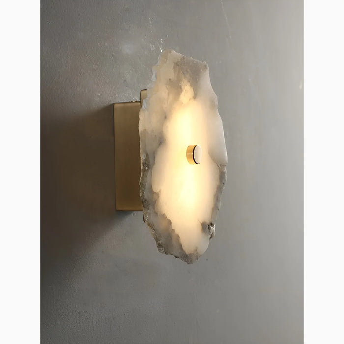 Natural|Marble|Creative|Wall|Sconce|Lamp|Light|Steel