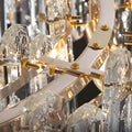 MIRODEMI Agnadello | Luxury Creative Сrystal Ring Ceiling LED Chandelier for Dining Room