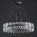 Round|Crystal|LED|Hanging|Bright|Modern|Creative|Chandelier