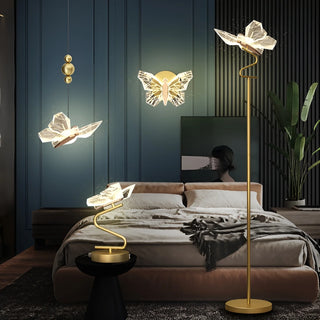 Butterfly|LED|Night|Lamp|Gold|Kids|Children|Elegant