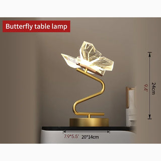 Butterfly|LED|Night|Lamp|Gold|Kids|Children|Elegant