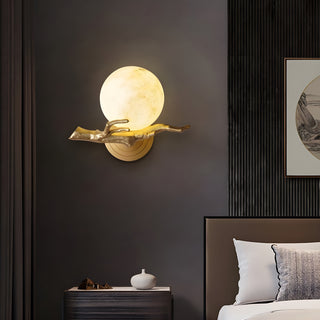 MIRODEMI Creative Wall Lamp in the Shape of the Moon for Bedroom, Living Room image | luxury lighting | moon wall lamps