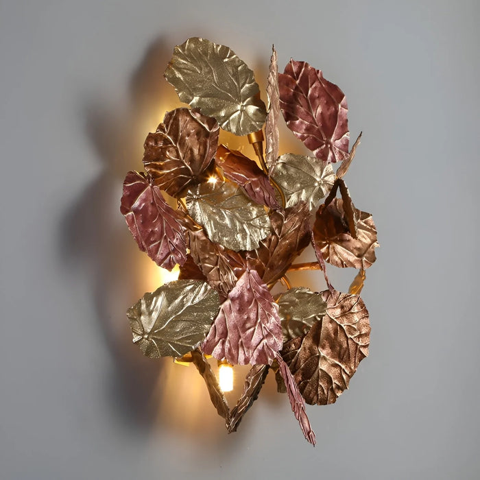 Maple|Leaf|Leaves|Living|Bedroom|Dining|Creative|Elegant|Wall|Sconce|Lamp