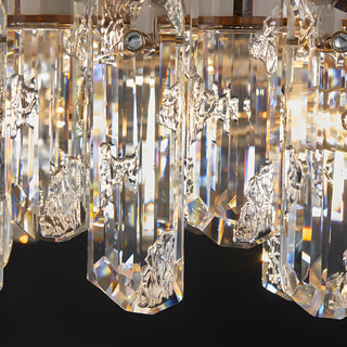 MIRODEMI Agnadello | Luxury Creative Сrystal Ring Ceiling LED Chandelier for Living Room