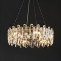 MIRODEMI Agnadello | Luxury Creative Сrystal Ring Ceiling LED Chandelier for Home Decor