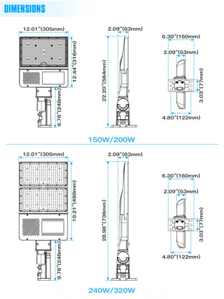 MIRODEMI® Bagno di Romagna | Waterproof Outdoor Lamp with Automatic On/Off Feature