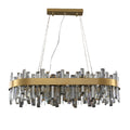 Duranus | Modern Oval Luxury Brushed Chandelier