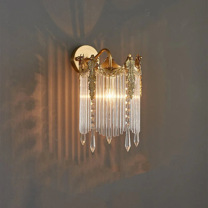 Crystal|Wall|Lamp|Sconce|LED|European|Gold|Elegant|Luxury