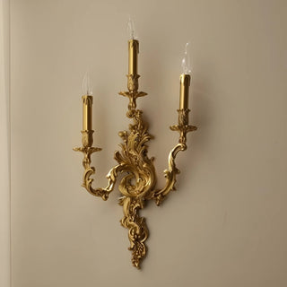 Gold|Candles|French|Luxury|Wall|Lamp|Sconce|Living|Bedroom