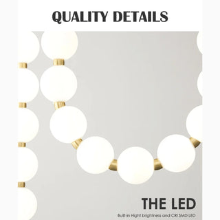 MIRODEMI® Flühli | Minimalistic Necklace-Inspired LED Pendant Light