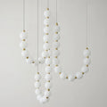 MIRODEMI® Flühli | Stylish LED Pendant Chandelier Resembling a Necklace