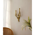 Gold|Candles|French|Luxury|Wall|Lamp|Sconce|Living|Bedroom