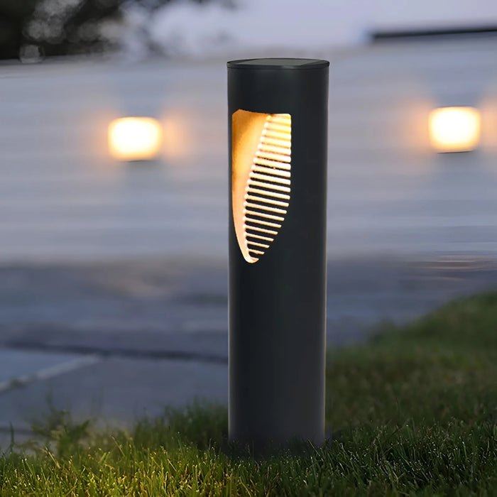 Garden|Lawn|Waterproof|Outdoor|Light|Solar|Black|LED