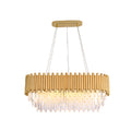 Sigriswil | Gold rectangle chandelier for dining room, kitchen island