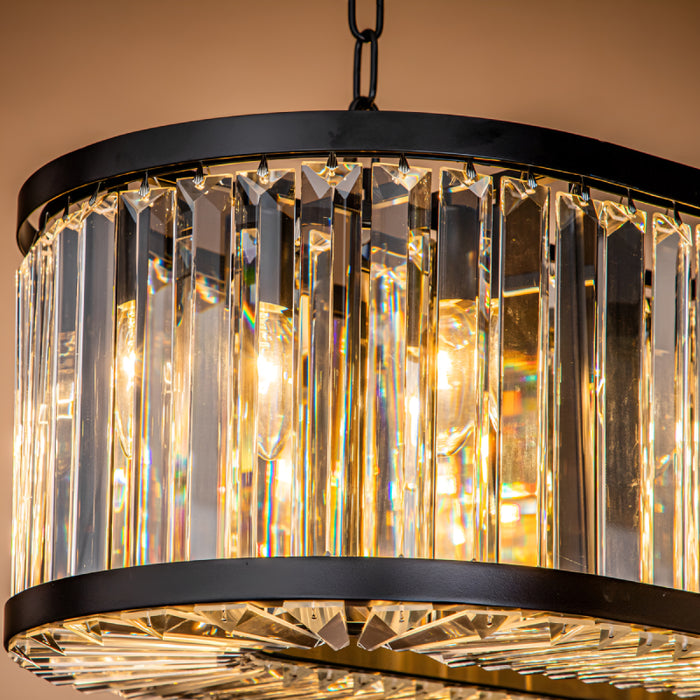 Gistel | American Large Oval Retro LED Chandelier