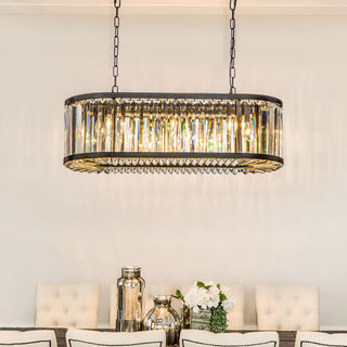 Gistel | American Large Oval Retro LED Chandelier