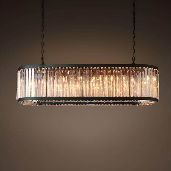 Gistel | American Large Oval Retro LED Chandelier