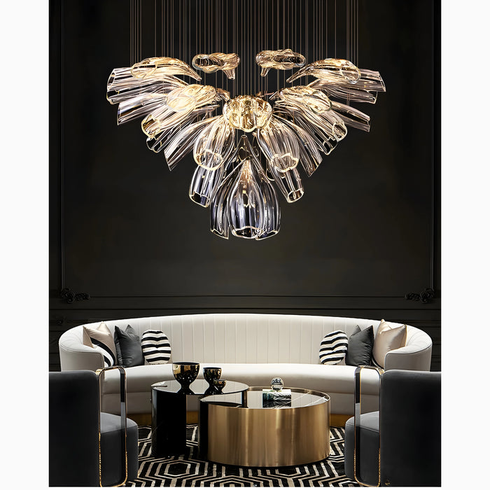 Elegant|Glass|Creative|Chandelier|Hanging|Celling|Living|Dining