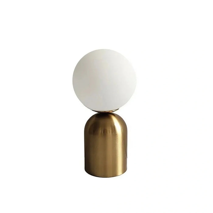 Creative|Gold|Glass|Ball|Milky|LED|Hat|Elegant|Modern|Table|Lamp|Desk