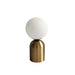 Creative|Gold|Glass|Ball|Milky|LED|Hat|Elegant|Modern|Table|Lamp|Desk