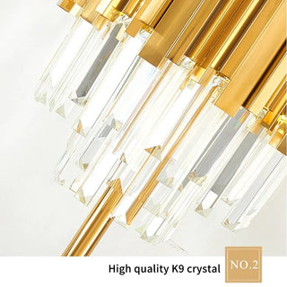 Steel|Gold|Crystal|Clear|Luxury|Modern|Elegant|Nightstand|Table|Lamp