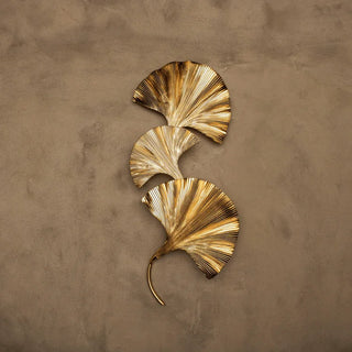 Modern|Gold|Silver|Leaf|Leaves|Luxury|LED|Sconce|Wall|Lamp