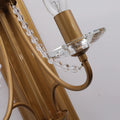 Classic Golden LED Wall Sconce from Mirodemi for Hallway
