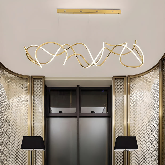 Modern Metal LED Pendant Chandelier from Mirodemi for Foyer 