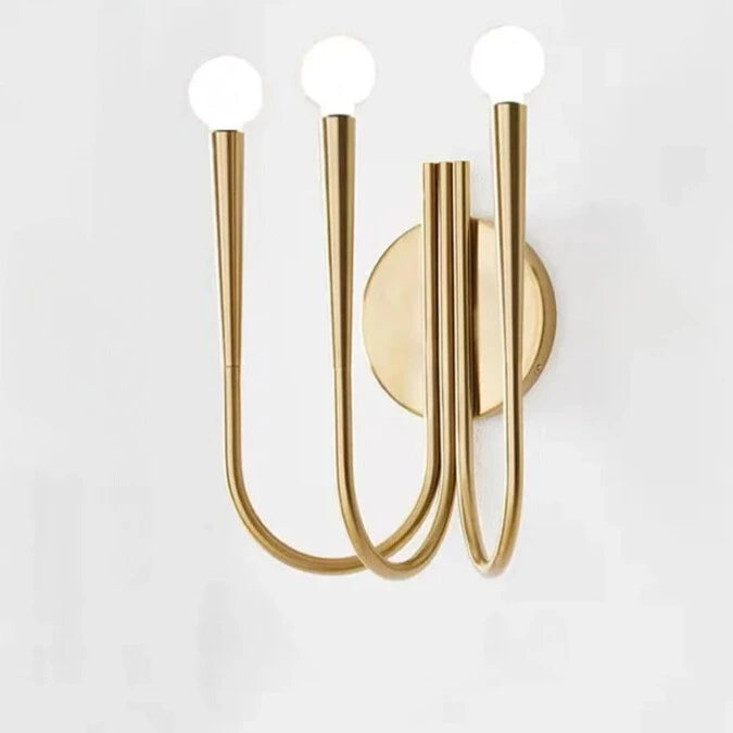 Minimalistic Metal Wall Sconce from Mirodemi for Home Interior 