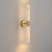 Gold|Tube|LED|Wall|Lamp|Sconce|Bedside|Crear|Bubbles|Elegant