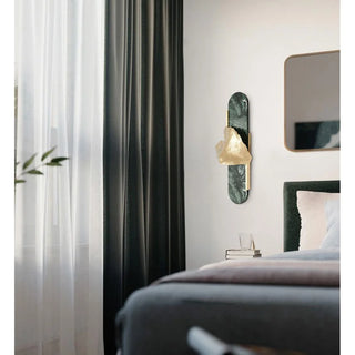 Marbel|Copper|Wall|Sconce|Green|Gold|Living|Bedroom|Hall|LED