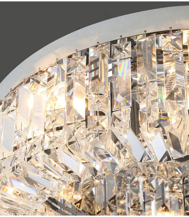 MIRODEMI® Carcare | Eminent Drum Crystal Chandelier for Ceiling