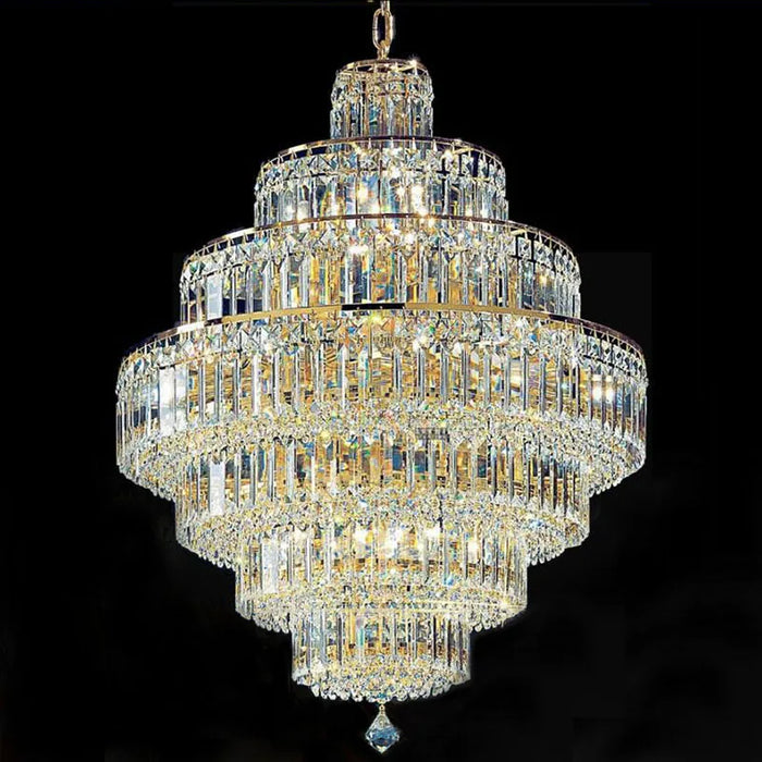 MIRODEMI® French Empire Crystal Led Chandelier
