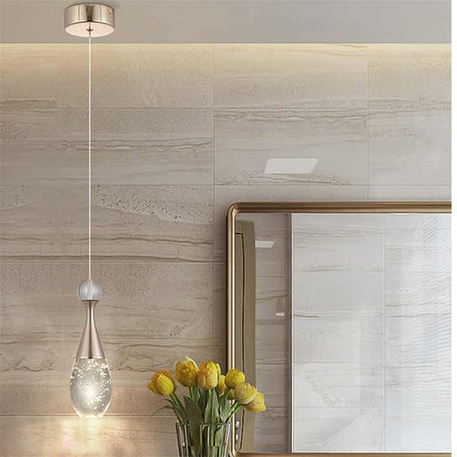 MIRODEMI® Modern Crystal Jellyfish Style Ceiling Light for Living Room, Bedroom 1 Light / Round Base