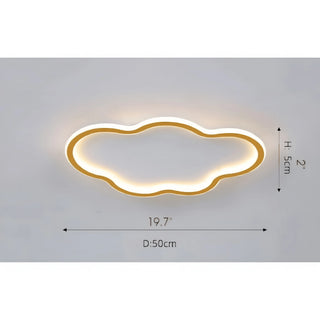 Ceiling|Lamp|Cloud|LED|Kids|Children|Bedroom|Room|Gold