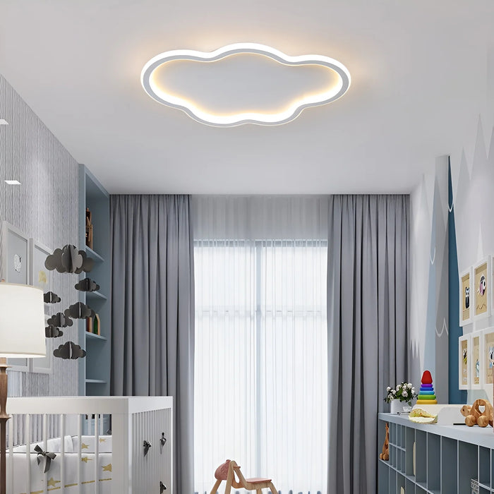 Ceiling|Lamp|Cloud|LED|Kids|Children|Bedroom|Room|White