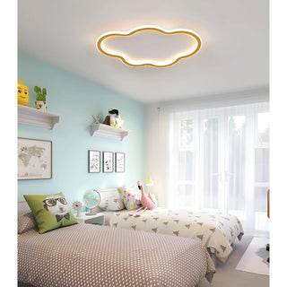 Gold|Ceiling|Lamp|Cloud|LED|Kids|Children|Bedroom|Room