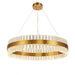 Gold|Round|Hanging|Pendant|Lighting|Fixture|Crystal|Modern|Elegant