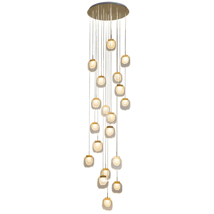 MIRODEMI® Vernazza | Creative Staircase Crystal Chandelier