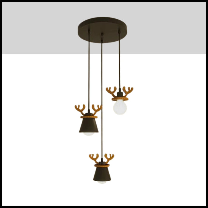 Cap-d'Ail | Creative Ceiling Light with Deer Antlers Design