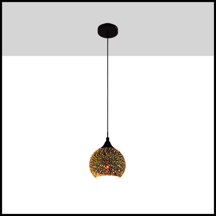 Gourdon 3D Colorful Starry Sky Pendant Lamp